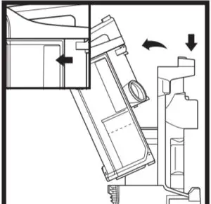 EMPTYING THE DUST CUP