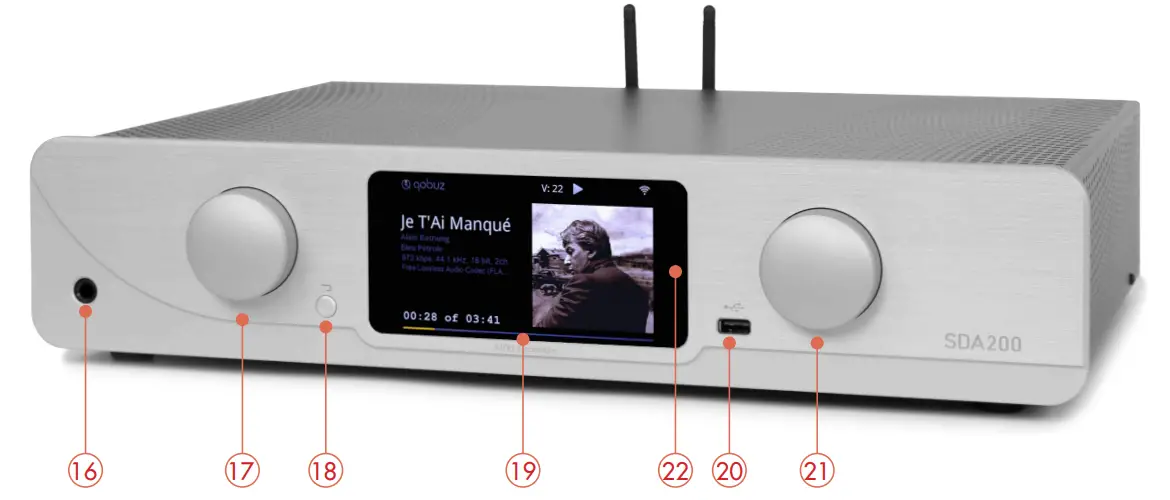 ATOLL SDA200 Signature Streamer DAC Amplifier - Figure 2