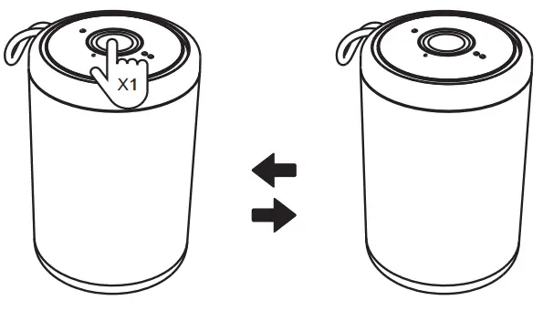 anko 43007721 20YX02Blue Bluetooth Portable - TWS Function