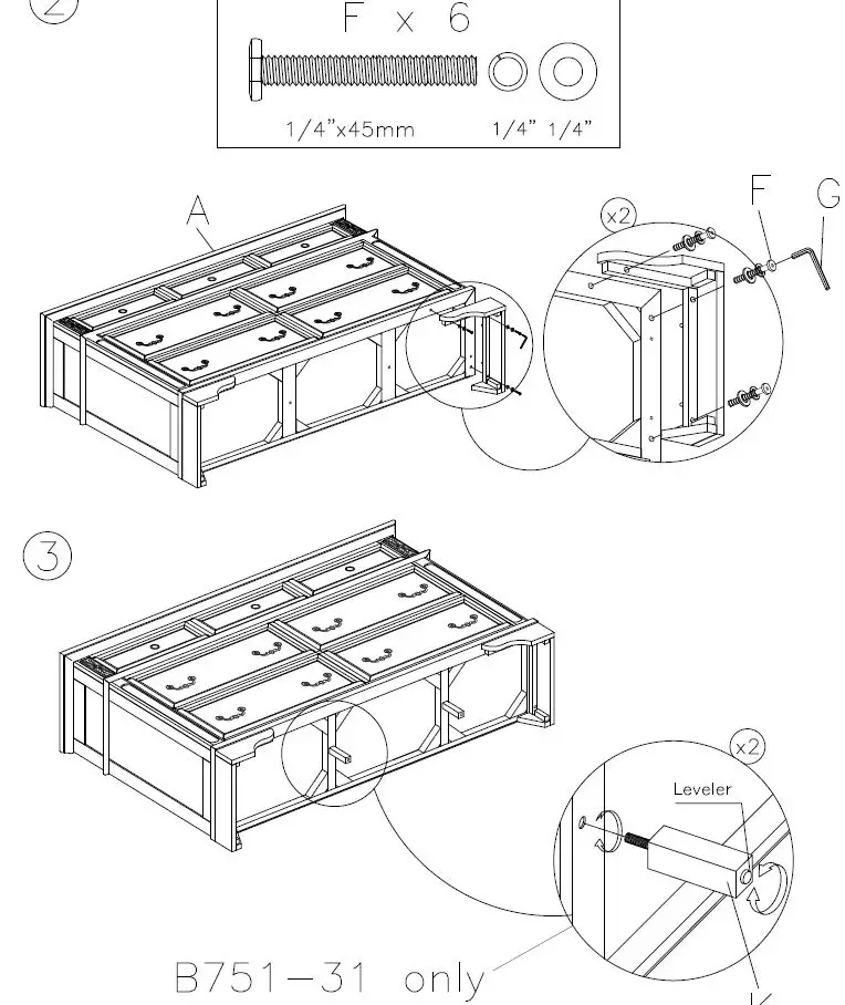 ASHLEY B751-31 Bedroom Lodenbay Dresser-fig-3