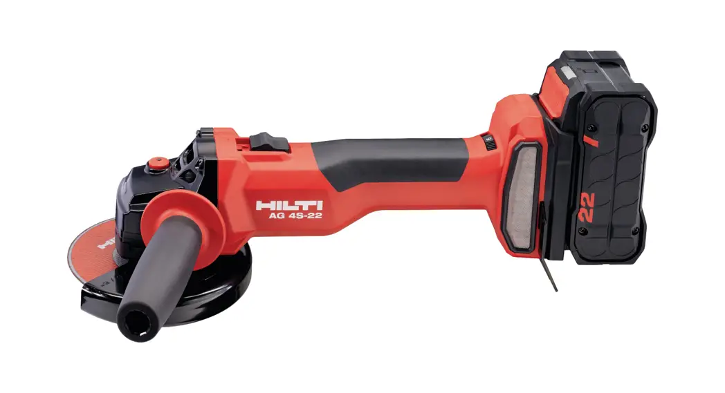 Hilti Ag 4s-22­100 Cordless Angle Grinder Instruction Manual