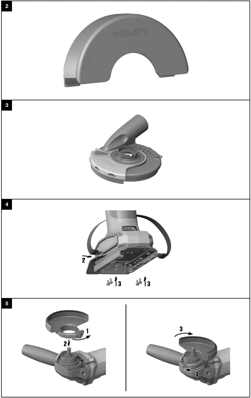 HILTI AG 4S 22 100 Cordless Angle Grinder - Figure 2