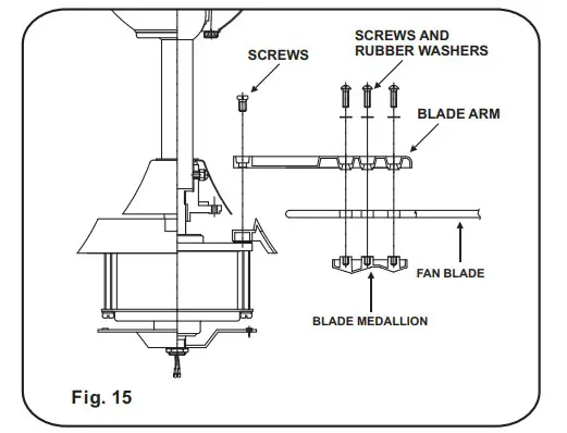 minkaAire F902L Bling 56 Inch Ceiling Fan with LED Light Kit (7)