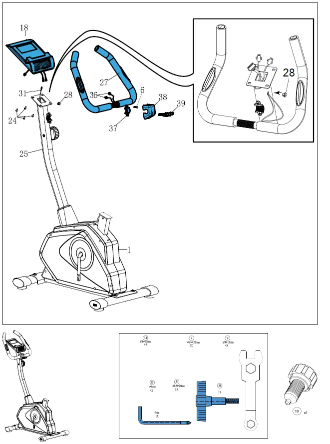 TUNTURI-Cardio-Fit-B35-Bike-FIG-7