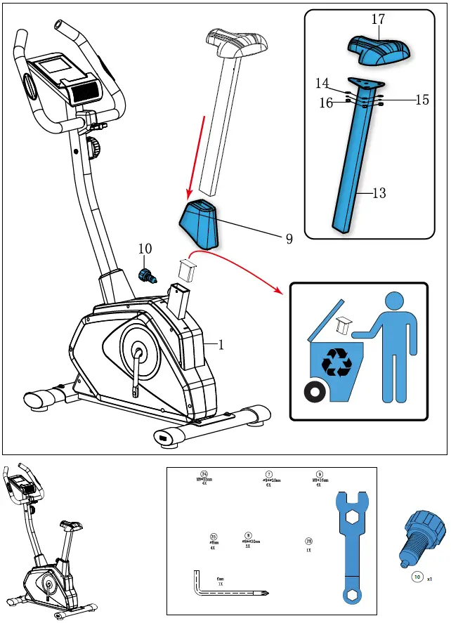 TUNTURI-Cardio-Fit-B35-Bike-FIG-8