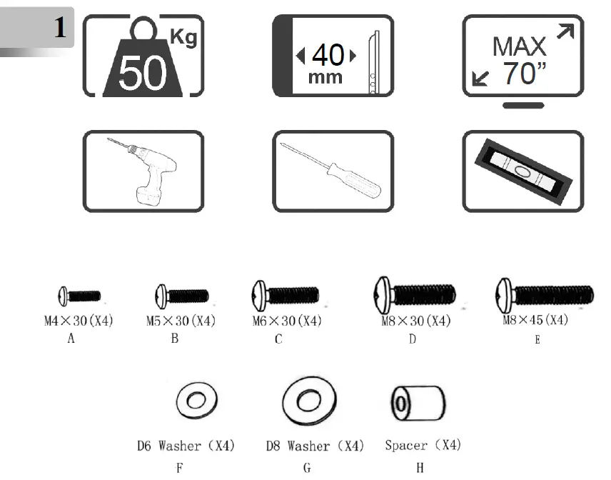 gembird-WM-70T-01-TV-Wall-Mount-01