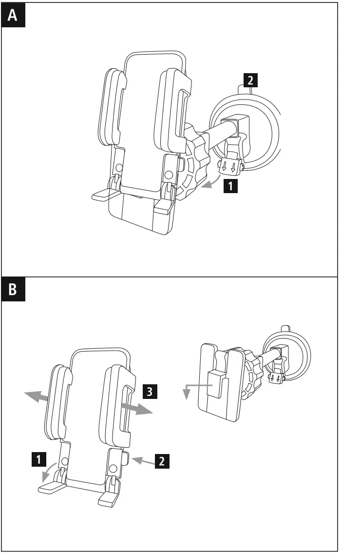 hama 00201502 Universal Smartphone Holder - fig 1