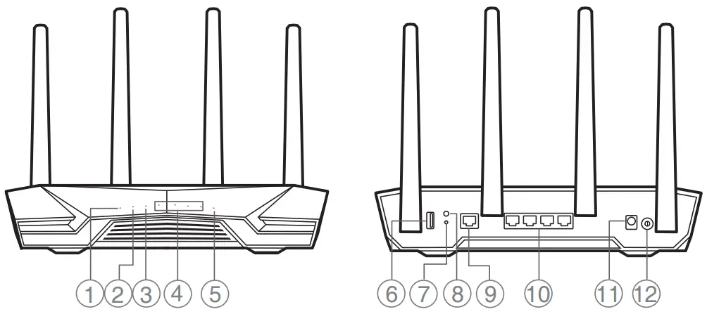 ASUS TUF AX4200 Dual Band WiFi Router