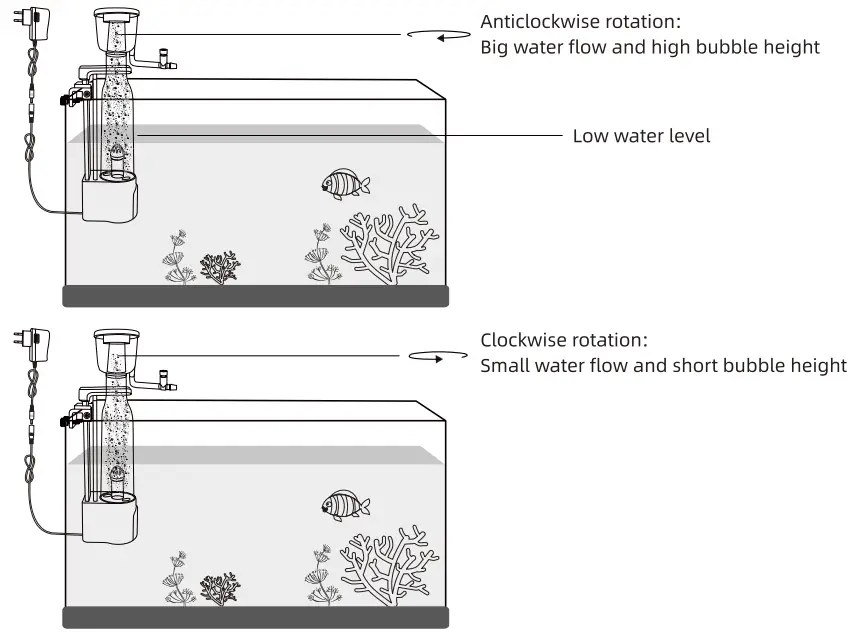 hygger HG048 Internal Mini Protein Skimmer - fig 4
