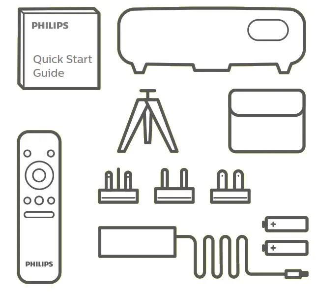 PHILIPS PPX340 PicoPix Micro-- Mobile Projector