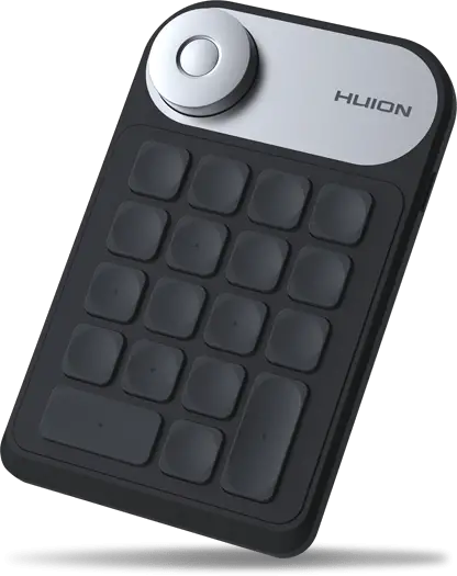 HUION KD100 Mini Keydial One Hand Keyboard