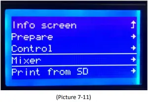 3D-Printer-Main-functions-interface