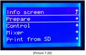 3D-Printer-Main-functions-interface