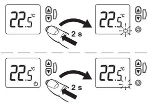 Honeywell THR842D Wireless Room Thermostat- Switch