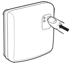 Honeywell THR842D Wireless Room Thermostat- adjustment