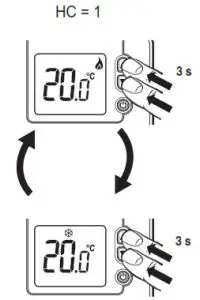 Honeywell THR842D Wireless Room Thermostat-changeover