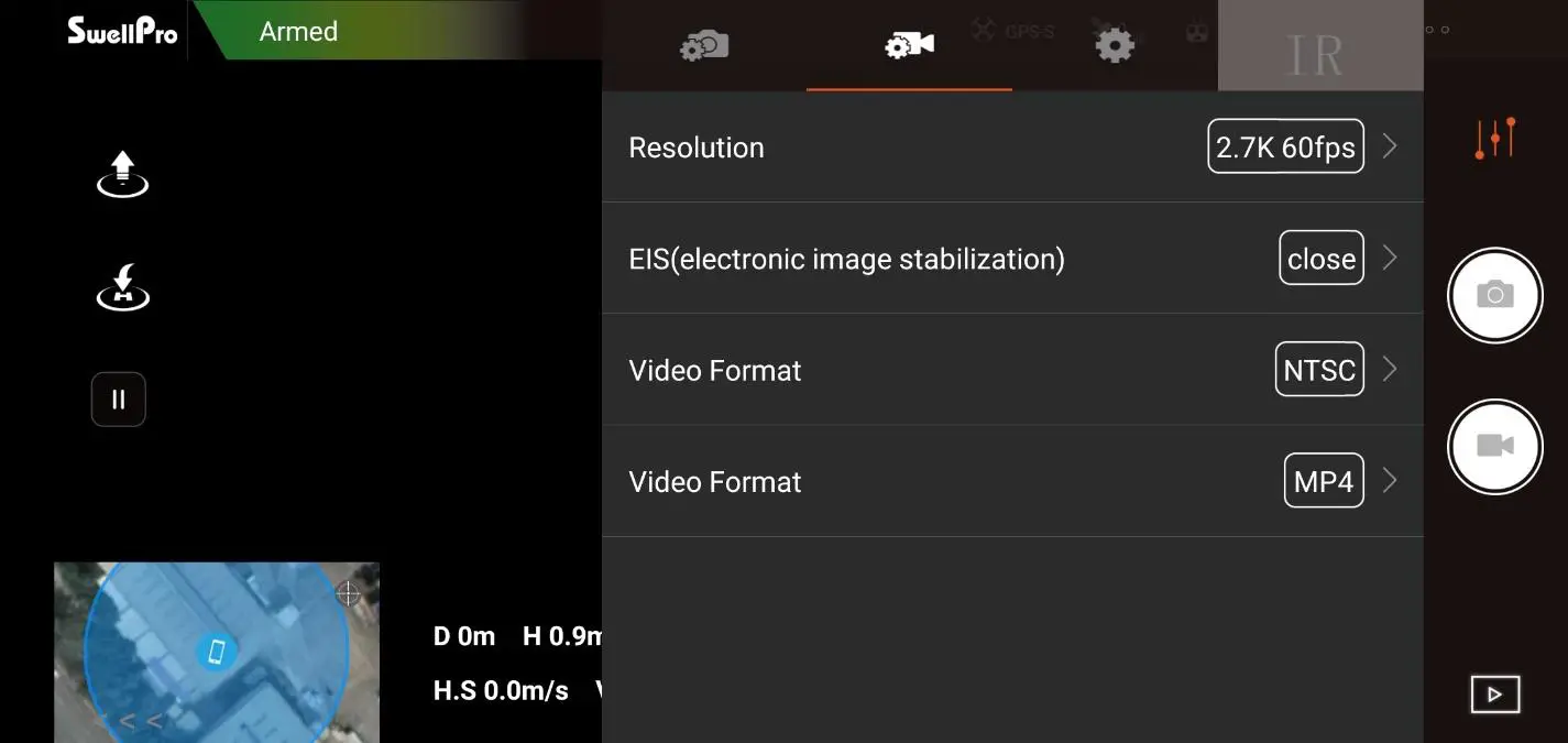 Video Setting Interface