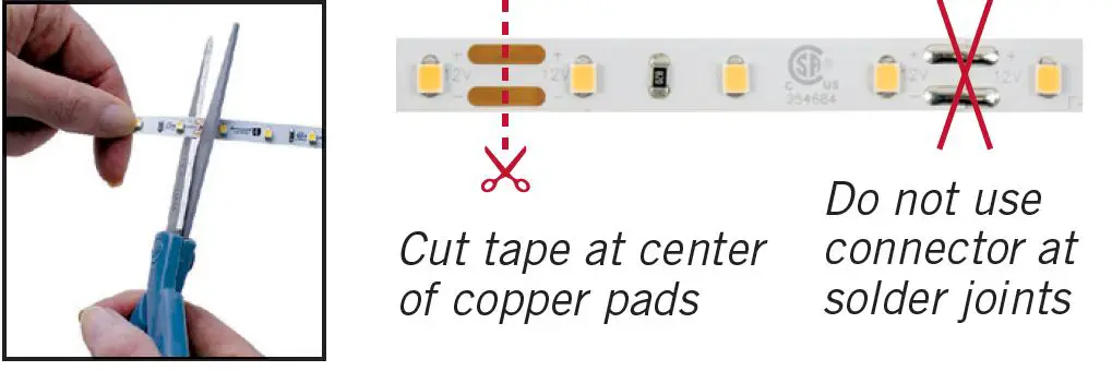 Prep your LED tape lighting