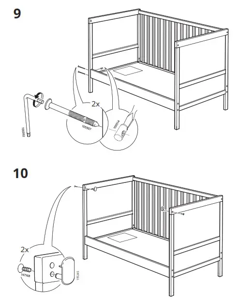 IKEA 302.485.75 Sundvik Crib - 9