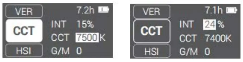 SmallRig RM75 RGBWW Magnetic Smart LED Video Light 3290 - menu app 6