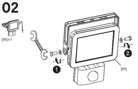 LAP RB0256A Outdoor LED Solar Floodlight with PIR Sensor- 2