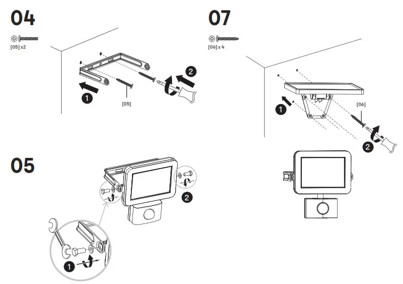 LAP RB0256A Outdoor LED Solar Floodlight with PIR Sensor- 4