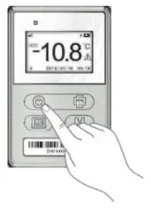 tempmate GS2 Data Logger for Humidity - button till