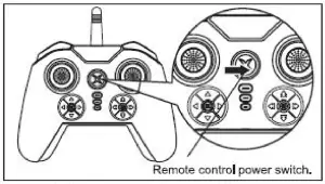 Frequency of the remote control and the aircraft