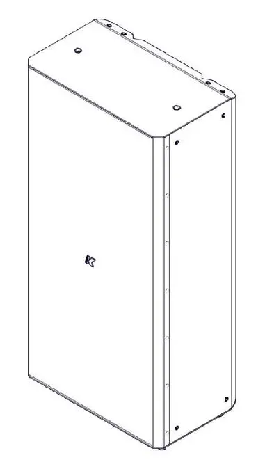 K-ARRAY KF212 Full Range Speaker with 2 x 12 Inch Drivers fig 1