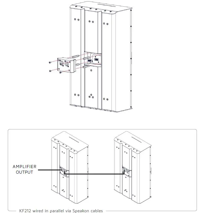 K-ARRAY KF212 Full Range Speaker with 2 x 12 Inch Drivers fig 5