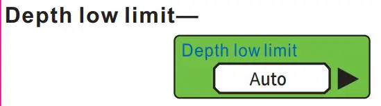 FIG 11 Depth low limit