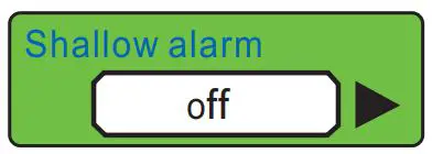 FIG 14 Shallow alarm