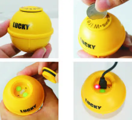 FIG 2 Charging the sensor