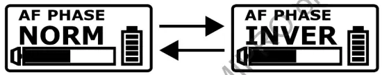 Phase Setting of AF inputs
