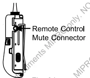 Remote Mute Switch Cable