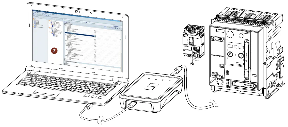 SIEMENS 3WL1350-4CB32-1AA4 Air Circuit Breakers FIG 1
