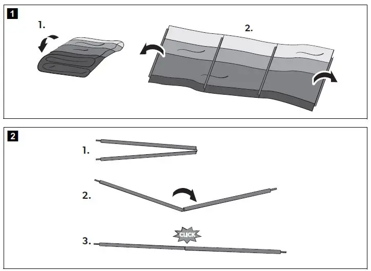 Kampa Steel Poled Windbreak fig 1
