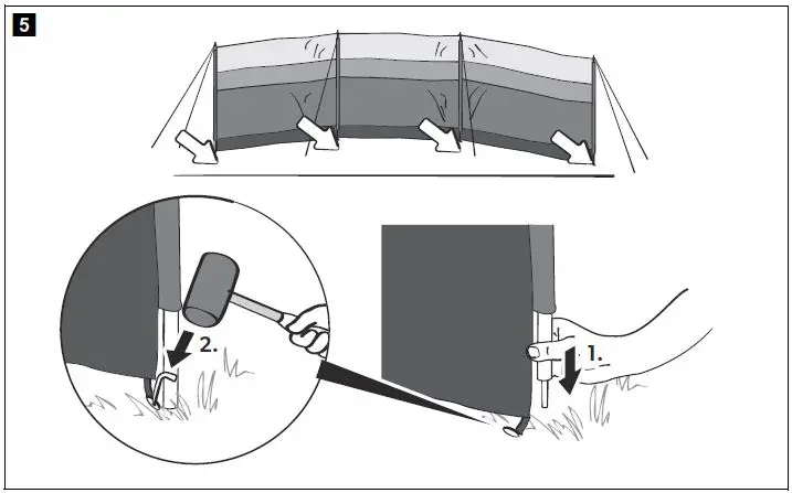 Kampa Steel Poled Windbreak fig 4