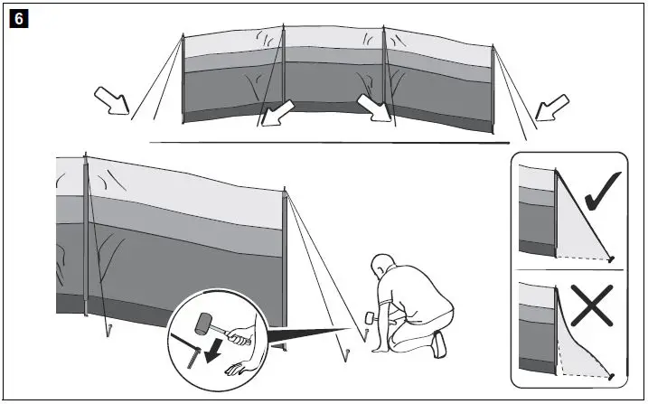 Kampa Steel Poled Windbreak fig 5