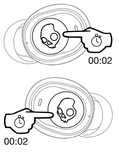 Skullcandy Jib True Series Wireless In Ear Headphones - Pair Mode
