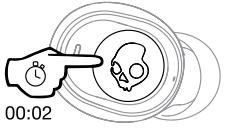 Skullcandy Jib True Series Wireless In Ear Headphones - Track Forward