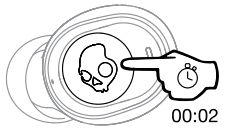 Skullcandy Jib True Series Wireless In Ear Headphones - Track back