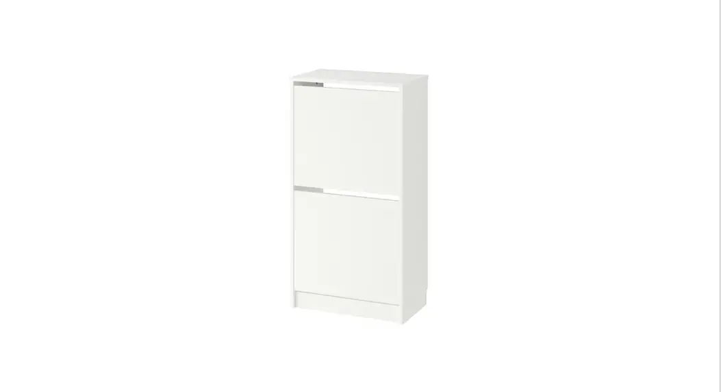 Ikea 802.564.50 Bissa Shoe Cabinet With 2 Compartments Instruction Manual