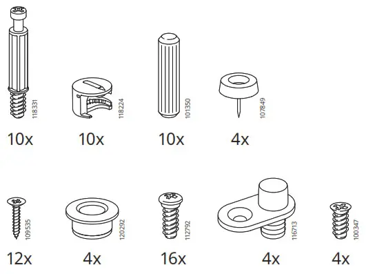 IKEA 802 564 50 BISSA Shoe Cabinet with 2 Compartments - fig 1