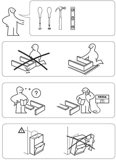 IKEA 802 564 50 BISSA Shoe Cabinet with 2 Compartments - fig