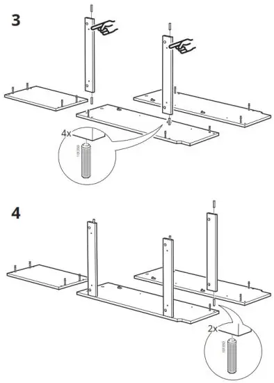 IKEA 802 564 50 BISSA Shoe Cabinet with 2 Compartments - fig 4