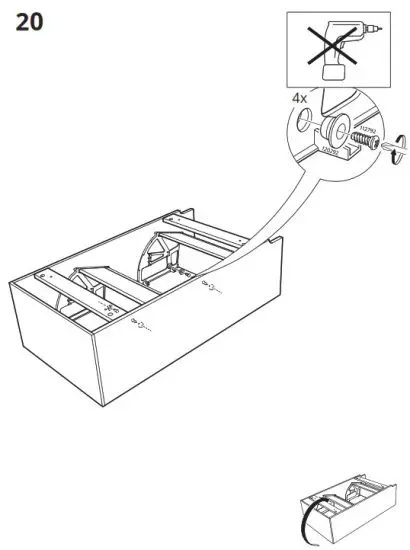 IKEA 802 564 50 BISSA Shoe Cabinet with 2 Compartments - fig15