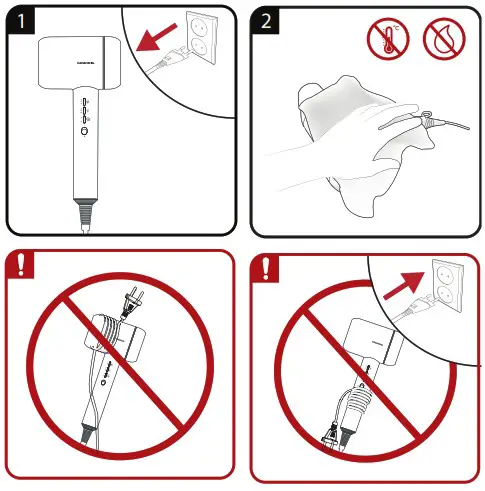 GRUNDING HD 9980 P Grundig Ionica Air Styler - Product Overview 4