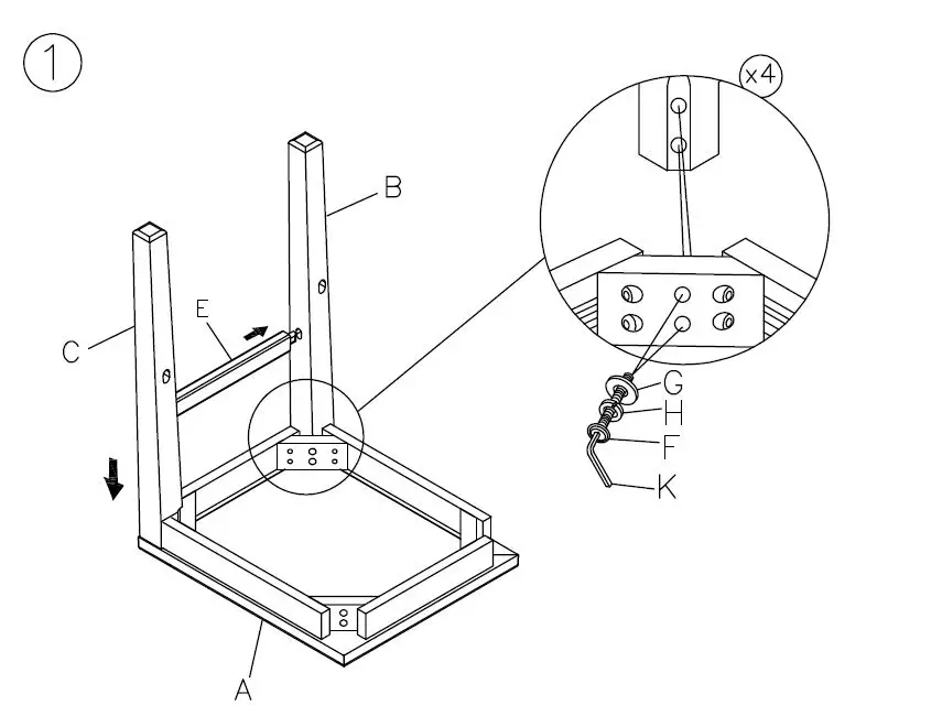 Ashley D498-024 Upholstered Stool FIG 2