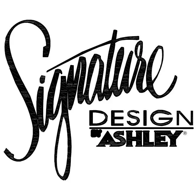 Ashley D498-024 Upholstered Stool LOGO